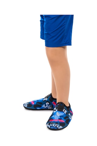 Kiko Kids Surfer Havuz Plaj Erkek Çocuk Deniz Ayakkabısı 7561 Siyah Siyah