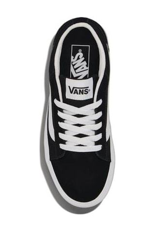 Vans Vero Ls Suede/canvas-14079 Black/whıte