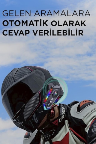 Torima Y20 Siyah Bluetooth Intercom Motosiklet Kulaklığı