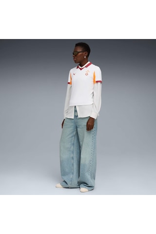 Puma Galatasaray 25/26 Kadın Deplasman Forması 779816 02 Beyaz