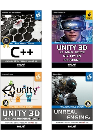 Oyun Programlama Seti 5 - 4 Kitap Takım- Kodlab