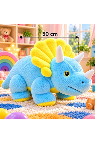 Dinazor Peluş 50 Cm Açık Mavi