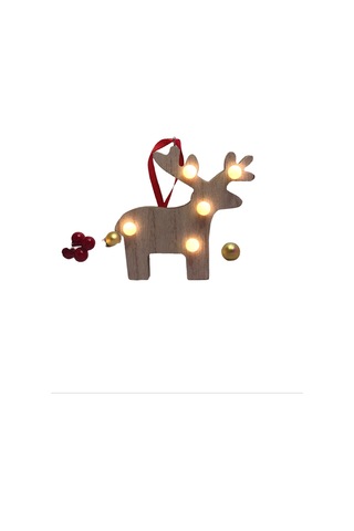 Ren Geyiği Led Işıklı Yılbaşı Ağaç Süsü