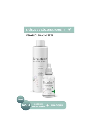 Dermaluire Gözenek Karşıtı Serum 30 ML + Aha Tonik 200 ML