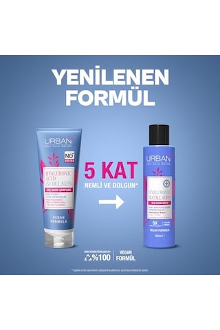 Urban Care Hyaluronik & Kolajen Kuru Ve Cansız Saçlara Özel Saç Bakım Kremi 250 Ml Nemlendirme