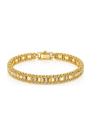 Luxe Taş Detaylı Altın Kaplama Çelik Bileklik Gold Gold Luxe Taş Detaylı Altın Kaplama Çelik Bileklik Gold Gold