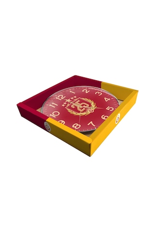 Galatasaray 25. Şampiyonluk Duvar Saati U251467 Kırmızı