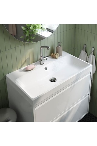 Ikea Lundskär Lavabo Bataryası, Krom Kaplama, 26 Cm