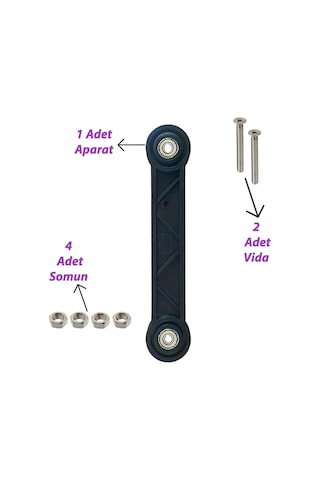 Beşik Sallama Aparatı Siyah 15.5 Cm