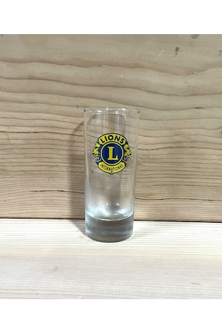 1 Adet Lions İnternational Yazılı Bardak Rakı Bardağı