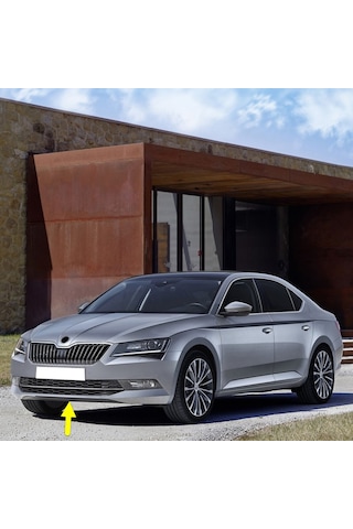 Skoda Superb 15-19 Ön Tampon Alt Orta Plastik Rüzgarlık 3v0807061