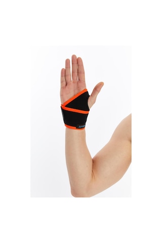Prolife Ortopedi El Bilek Bandajı El Ve Bilek Ağrısı Bilek Destekleyici Siyah-turuncu