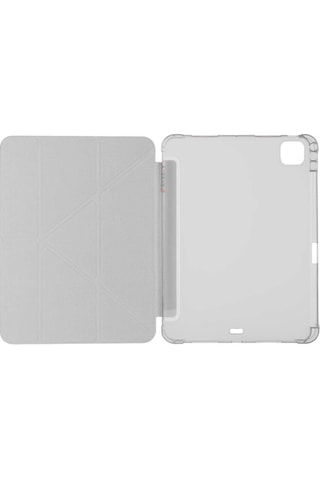 Apple Uyumlu iPad, Pro 11 İnç M5 2025 Kılıf Üçgen Katlanabilir Kalem Şarj Bölmeli Kılıf A2836 A2837 A3006 Kapaklı Kılıf
