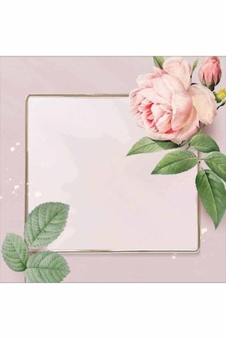 Pembe Çiçekli Desen Banyo Halısı Klozet Paspas Seti Bs009n11