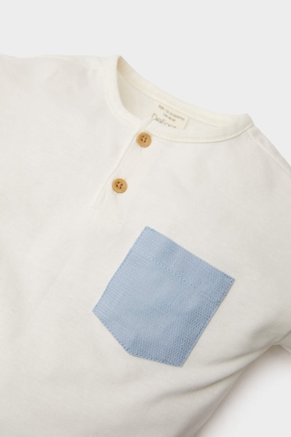 DeFacto Erkek Bebek 2'li Takım Uzun Kollu Tişört Beli Lastikli Eşofman Altı E2296A525SPWT16 Beyaz