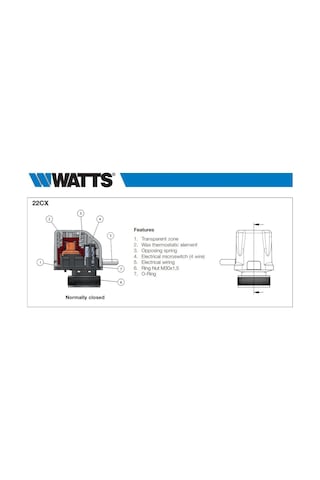 Fan Coil Vana Motoru 220v Watts 22cx230nc2