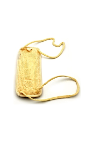 Doğal Kabak Lifi Banyo Hamam Sırt Kesesi İpli 12x27 Cm.