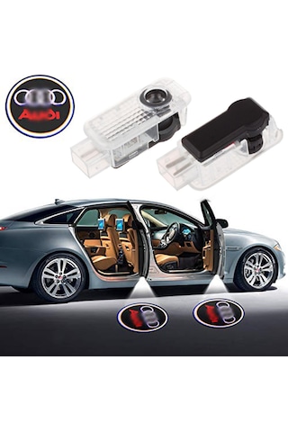 Audi A4 Kapı Altı Hayalet Logo Lazer Led 2003-2008