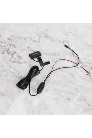 Springsun Araç Dab+ Radyo Anteni, Gizli Montajlı 3m Kablo Mcx Bağlantı, Aktif Sinyal Amplifikatörlü, 12v, Abs Malzeme