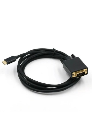 Type C To Vga Kablo 1080p Görüntü Adaptörü 1.8 Metre 180cm