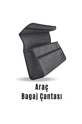Oto Bagaj Düzenleyici Araç Içi Organizer Araba Bagaj Çantası Keçe