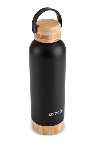 Karaca Woody Çelik Sızdırmaz Termos 500 ml Siyah
