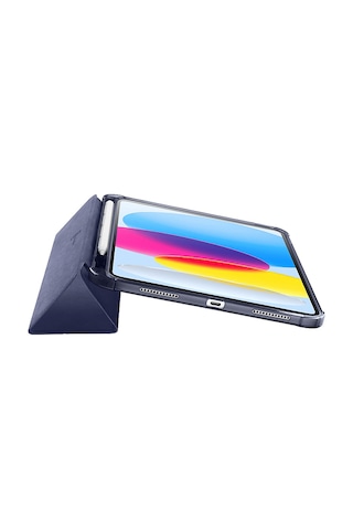 Cellularlıne Folio Pro Stand Özellikli Apple Uyumlu iPad 11 İnç A16 / 10.9 İnç 10. Nesil Tablet Kılıfı Mavi