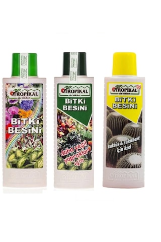 Tropikal Bitki Besini 3'lü Set