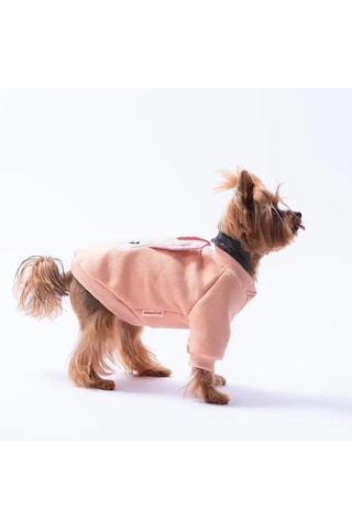 Pawstar Pembe Dublin Hopper Polarlı Küçük Irk Köpek Sweatshirtü