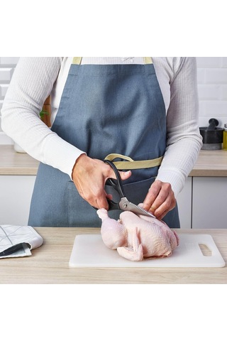 Svartfisk Mutfak Makası, Paslanmaz Çelik-siyah, 22 Cm
