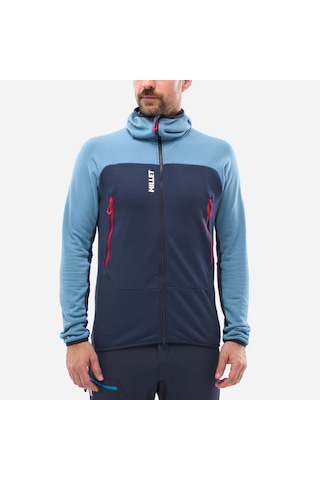Millet Fusıon Grıd Jkt Erkek Kapşonlu Polar Ceket Tam Fermuar Mıv9024 N9302 Çok Renkli
