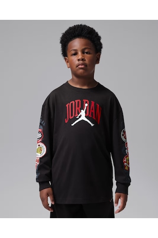 Nike Nıke Jordan Jdb I23 Hıghway Arch Ls Tee Erkek Çocuk Sweatshirt 95g371 023
