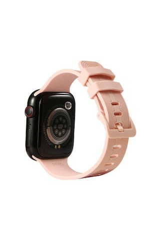 Apple Watch Uyumlu 7 41mm Krd-23 Silikon Kordon - Lila