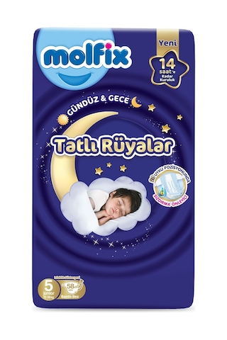 Bebek Bezi Sweet Dreams Junior 5 Numara 58'li