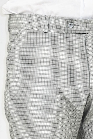 Wessi Slim Fit Kareli Kumaş Gri Erkek Pantolon Gri