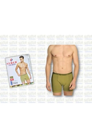 Erkek Yeşil Boxer Askeri Boxer 3Adet 001