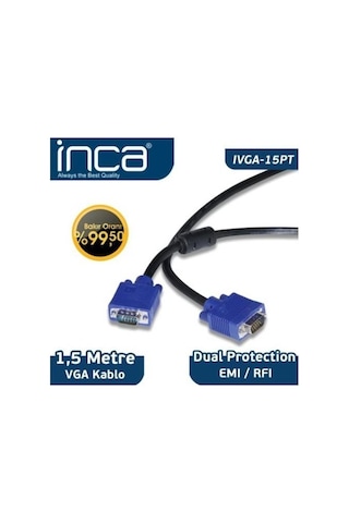 Inca Ivga-15pt 1,5mt Vga Kablo Kdo