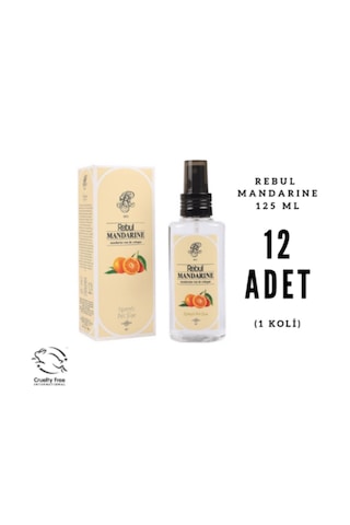 Rebul Mandarine Sprey Kolonya 12 x 125 ML