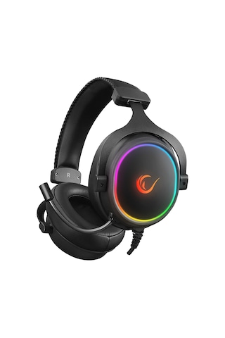Rampage Onyx-S Siyah USB 7.1 Version Rgb LED + Ses Kontrollü Oyuncu Kulaklığı