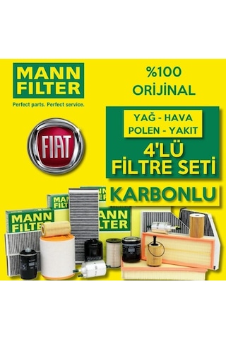 Fiat Egea 1.3 1.6 Euro6 Mann Filtre Bakım Seti 2016-2020 (495302665)