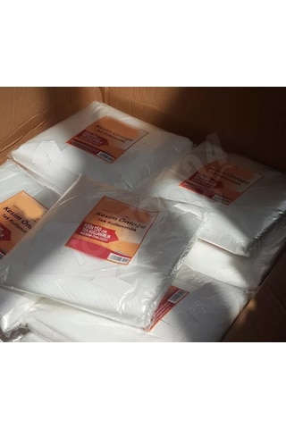 500 Adet Tek Kullanımlık Naylon Kuaför Önlüğü Kullan At 100x150 Cm Penuar Çift Taraflı Bant Hediyeli