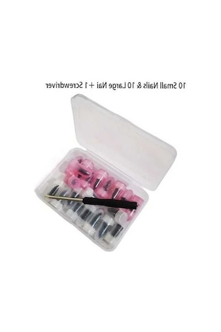 Fastbuy Turcoshop11 20'li Lastik Çivi Seti: 10 Küçük 10 Büyük Oto Ve Motosiklet Lastik Tamir Çivileri