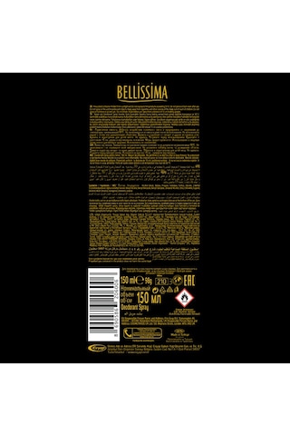 Bellissima Kadın Sprey Deodorant 3 x 150 ML