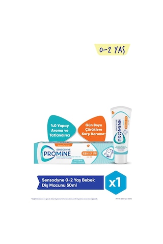 Sensodyne Promine 0-2 Yaş Bebek Diş Macunu 50 ML