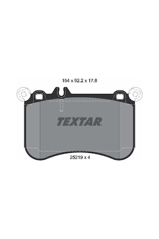 Textar Fren Balatası On 4-matic Mercedes W176 C117 X117 X156