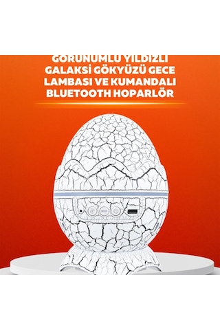 Dinozor Yumurtası Tasarımlı Projektörlü Gece Lambası Renkli 17360567