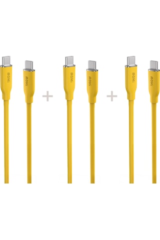 Aohi Silky Type-c To Type-c 1m Pd 3.1 480mbps 140w Süper Hızlı Şarj/data Kablosu Seti 3'lü