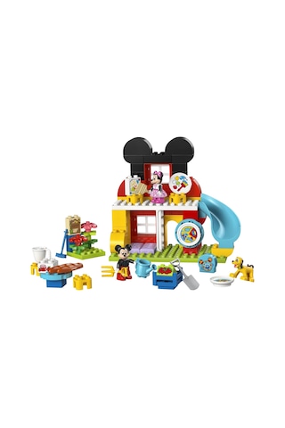 LEGO® DUPLO®│Disney Minnie ve Pluto ile Mickey’nin Kulüp Evi 10465 -2 Yaş ve Üzeri Çocuklar için Yaratıcı Oyuncak Yapım Seti (87P)