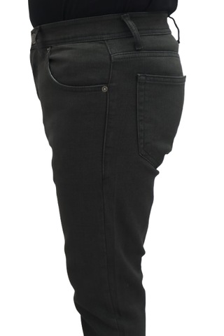 Hacker Denim Hacker Dmctekstil Erkek Haki Yeşil Y872 Yüksek Bel Normal Kesim Boru Paça Jean Pantolon