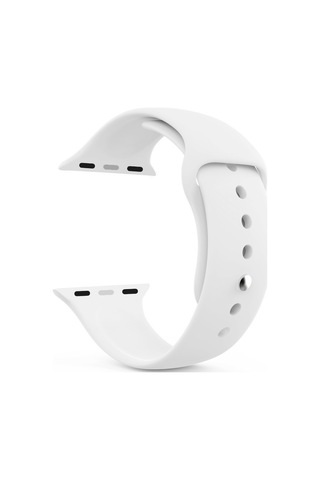 Microsonic iOS Uyumlu Watch Se 44Mm Silikon Kordon Beyaz